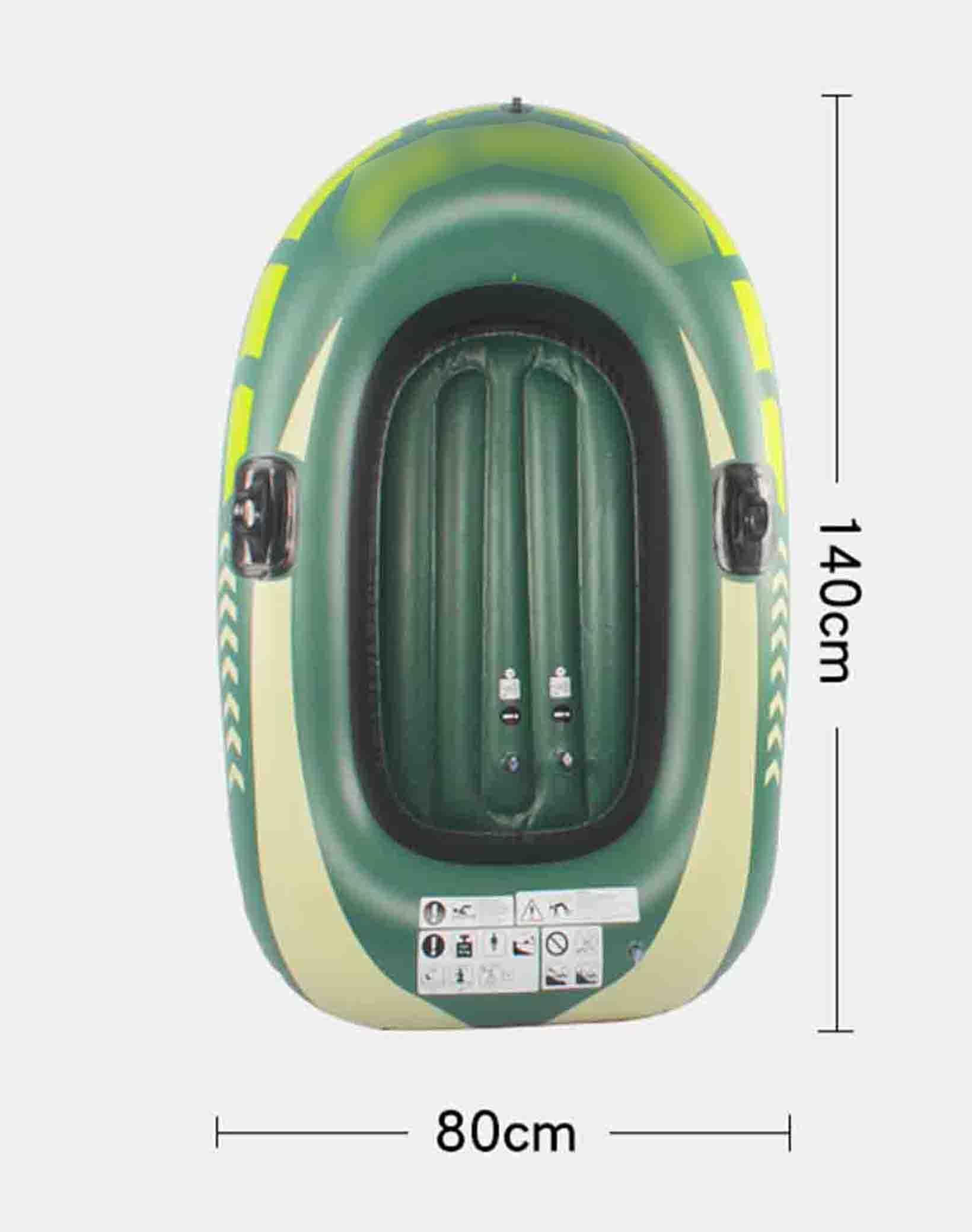 Bateau Gonflable avec Avirons Matelas Pneumatique Bateau Marin Gonflable en PVC Bateau Gonflable pour Chasse au Canard Sauvage Pêche en Plein Air Surf sur la Plage