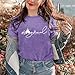 Magical Shirt for Women Magic Kingdom Tshirt Cute Castle Graphic Tees Family Vacation Shirts Short Sleeve Casual Tops Light Purple-XL