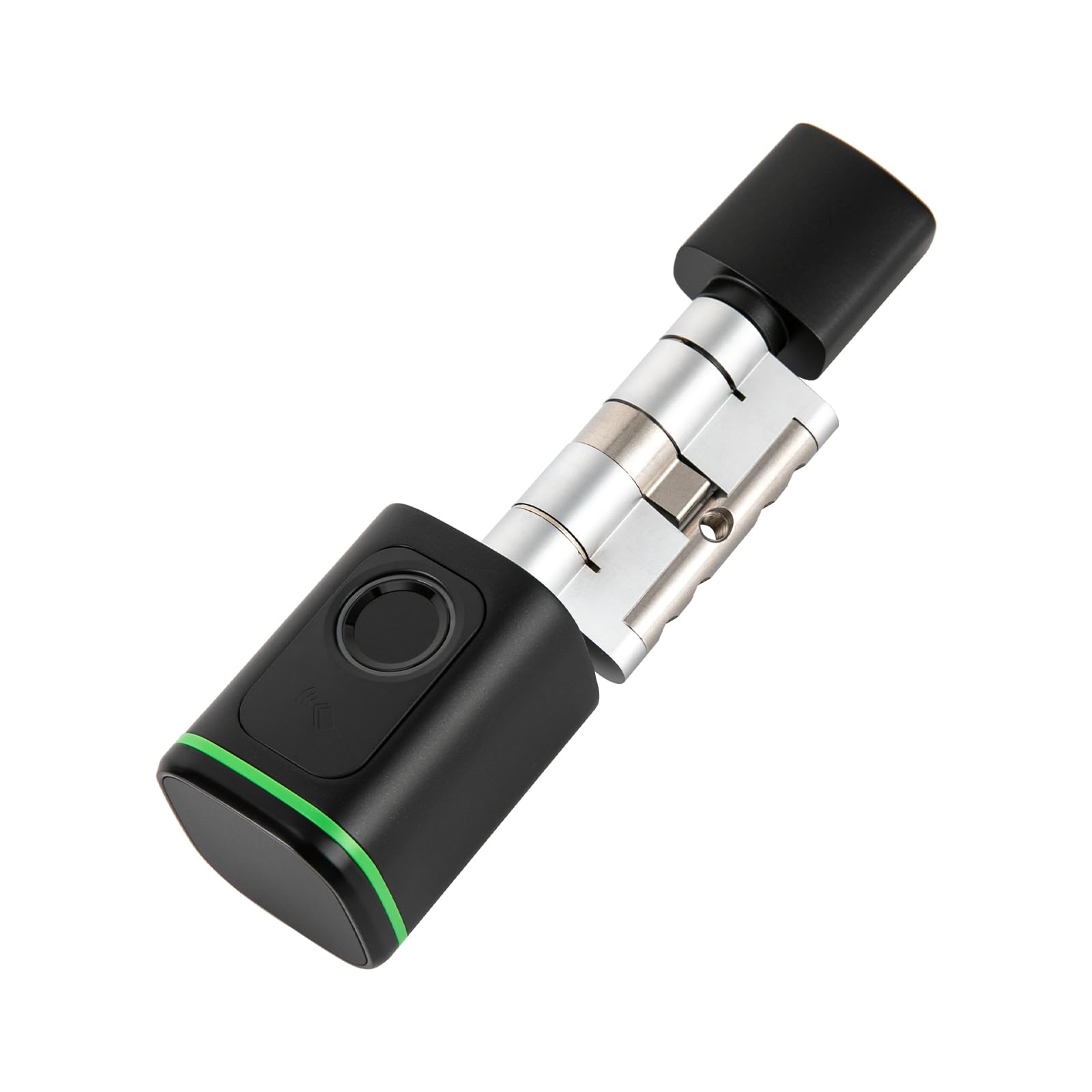 Cylindre de serrure à empreintes digitales, 60 mm, avec déverrouillage à 4 voies et contrôle par application Bluetooth, protection IP53, pour appartement, hôtel, maison