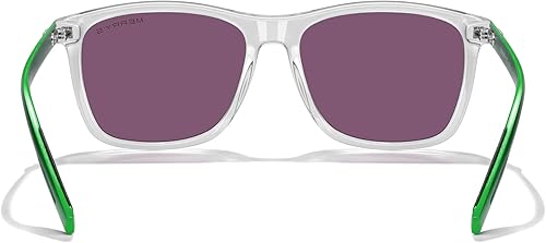 Miniatura 175 de MERRY'S S8286 Lentes de sol polarizados de aluminio, unisex, estilo de época, para hombres y mujeres 0c03 Marco negro/lente de espejo verde/patillas