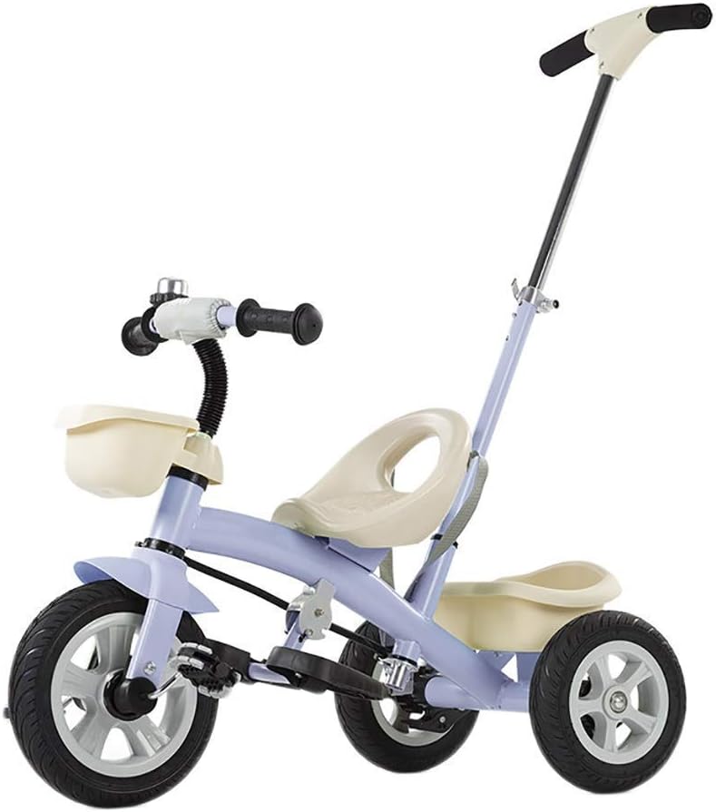 Tricycle Trike, Folding Pedal Multifunctional 3 in 1 Child Tricycle Eco Titanium Wheel, Baby Outdoor Tricycle, 3 Colors, 51 x 75 x 105 cm