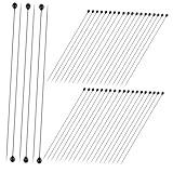 Cabilock 100stücke Edelstahl Insektennadeln Nr für Präparierung im Unterricht Exemplar-anstecknadel für Entomologie