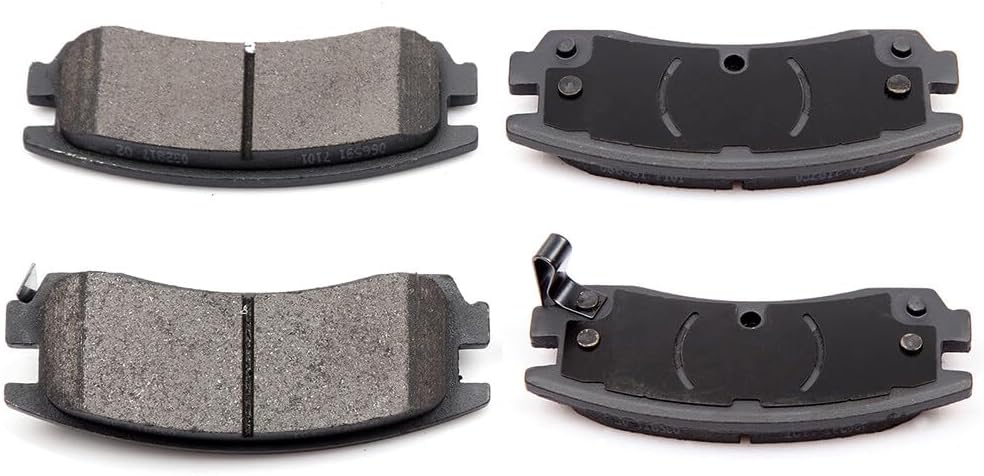 ECCPP D698-7387 Rear Ceramic Disc Brake Pad Set - Fit For Buick Allure 2008-2009, Century 2004-2005, LaCrosse 2008-2009, Regal 1997-2004, Pontiac Montana 2002-2004