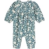 Modern Moments by Gerber Baby Girls' Ruffle Romper, Heritage French Floral, 6-9 Months