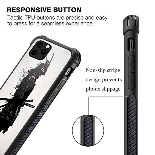 Carloca Iphone 11 Case,Japanese Samurai Iphone 11 Cases For Girls Women,Graphic Design Shockproof Anti-Scratch Drop Protection Case For Apple Iphone 11 #TOP5