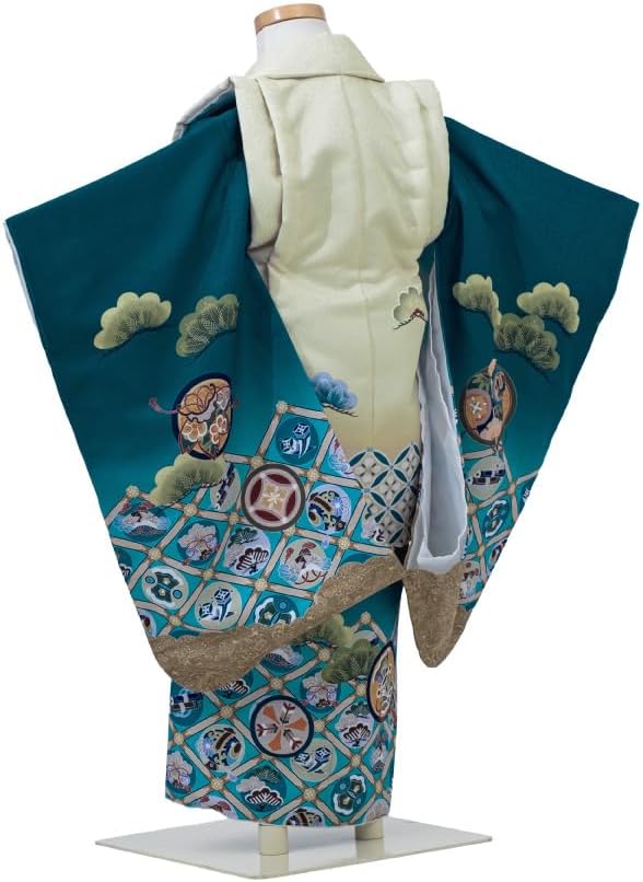 503ab6□七五三 五歳 男児 着物&羽織&袴&角帯&長襦袢 小物