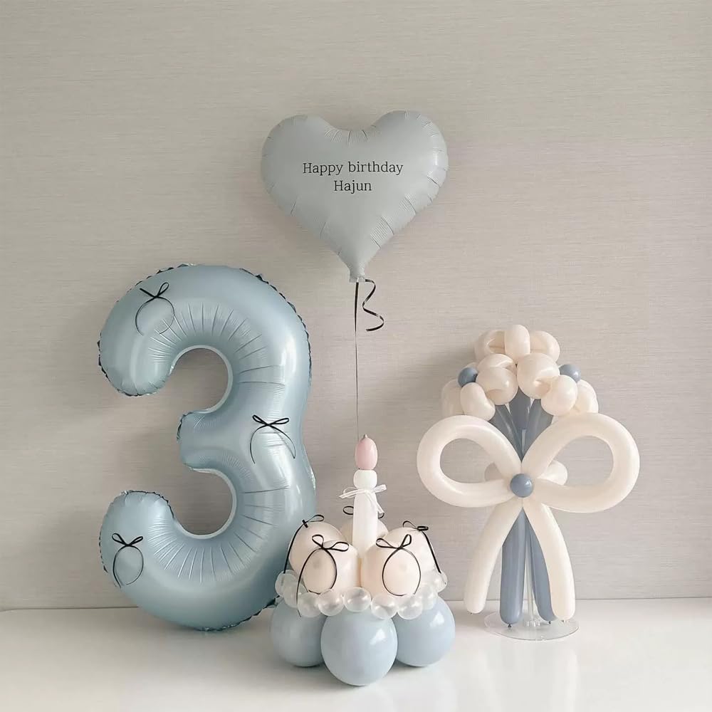 Red 0 balloon 40 Inch Giant Helium Foil Number 0 to 9 Red Balloon Birthday Wedding Party Digital Decorations (Number 0) — view 532