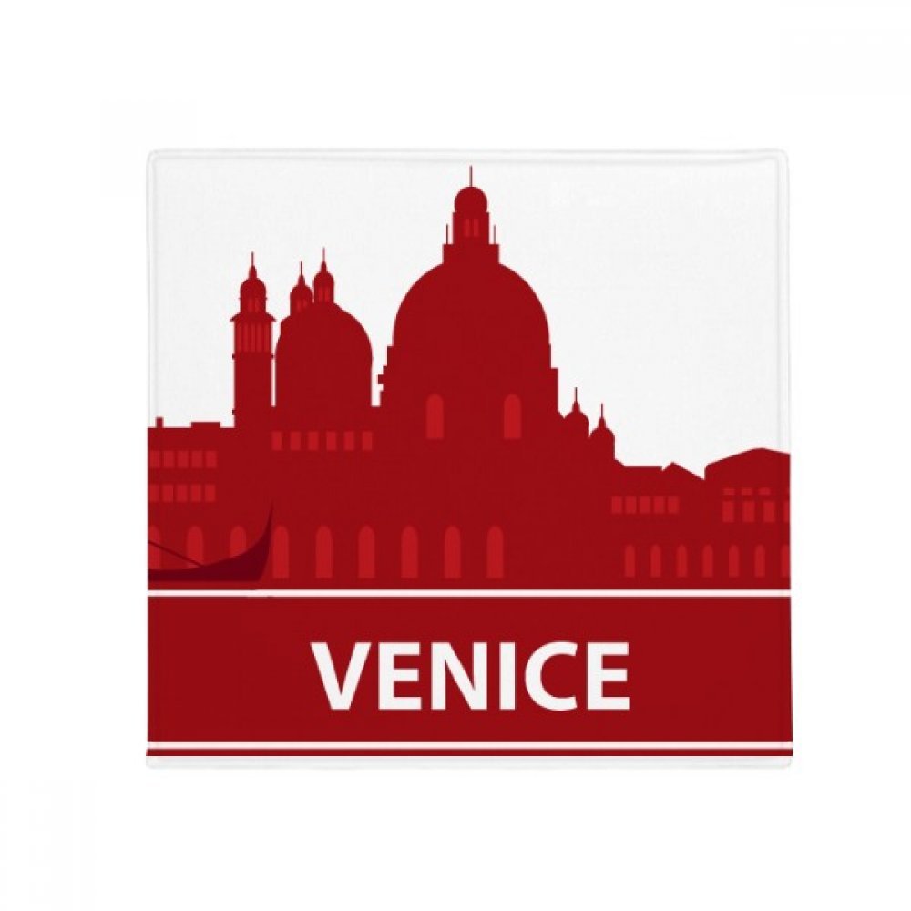 Tapis de sol Venise Italie rouge antidérapant 80cm pour cuisine et pet mat