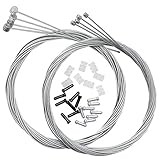 Dymoece Bicycle Derailleur Shifter Cables,Brake Cables Set for Shimano Sram Road Mountain Bike (Only for Mountain Bike)