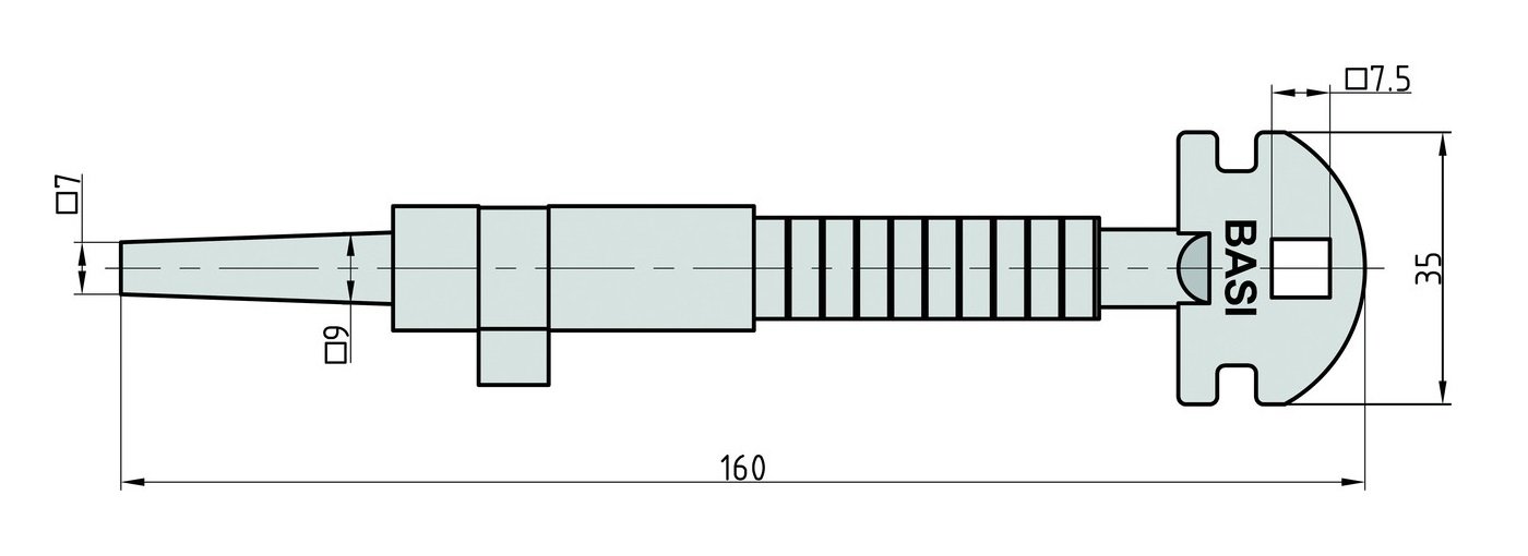 Basi 330 Building Key Blue - Image 2