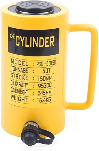 50 Ton Hydraulic Bottle Car Jack Portable Hydraulic Jack for Car Truck,6''Stroke Single Acting Truck Jack,Heavy Duty Vehicle Unijack Hydraulic Car