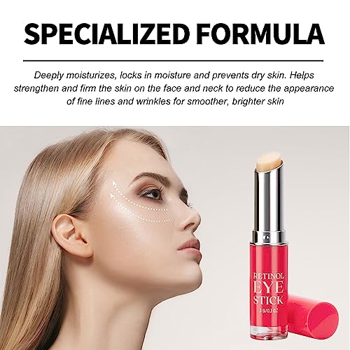 Retinol Eye Cream Stick, Retinol Eye Stick, Retinol Eye Cream para olheiras e inchaço, Retinol Eye S