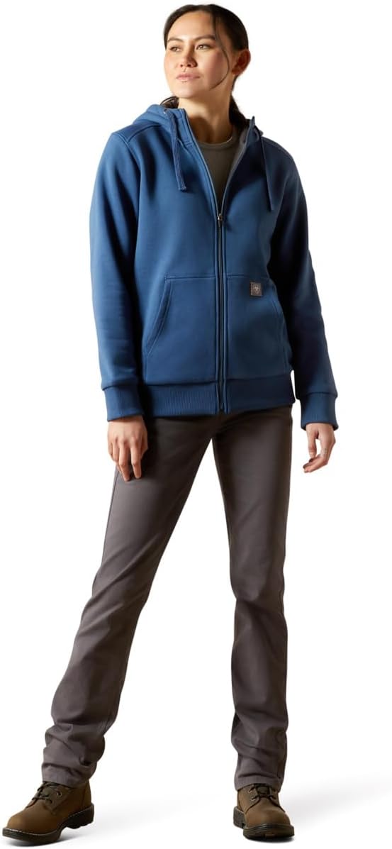 ARIAT Women's Rebar All-weather Full Zip Hoodie