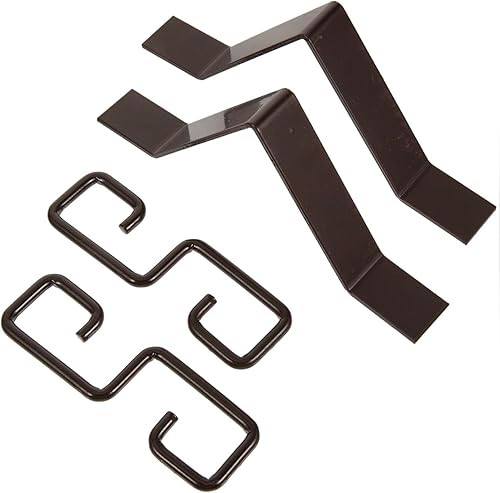 Miniatura 9 de Juego de 2 ganchos adaptadores de cadena de lluvia decorativos para instalación de bajante, conector de drenaje para cadenas de lluvia y canaletas,