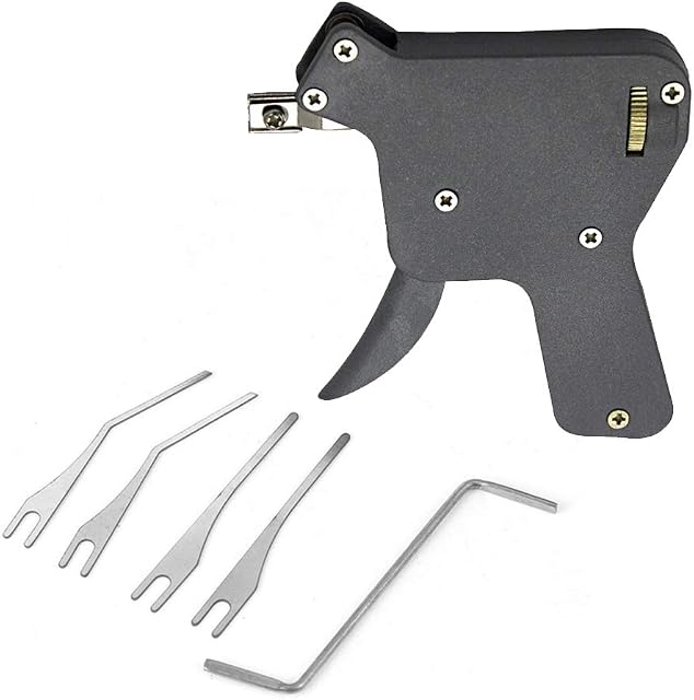 Loboo Idea Locksmiths Lockpicking Gun, Locksmiths Tool Kit, Lock Picking Tool Gun Lock Picks Kit for Professional Locksmiths and Beginners