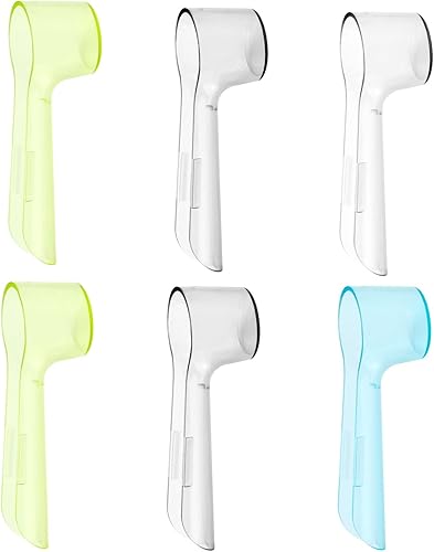 6 tapas para cepillos de dientes eléctricos, cubiertas de cabeza de cepillo de dientes eléctricos compatibles con cabezales de cepillo de dientes