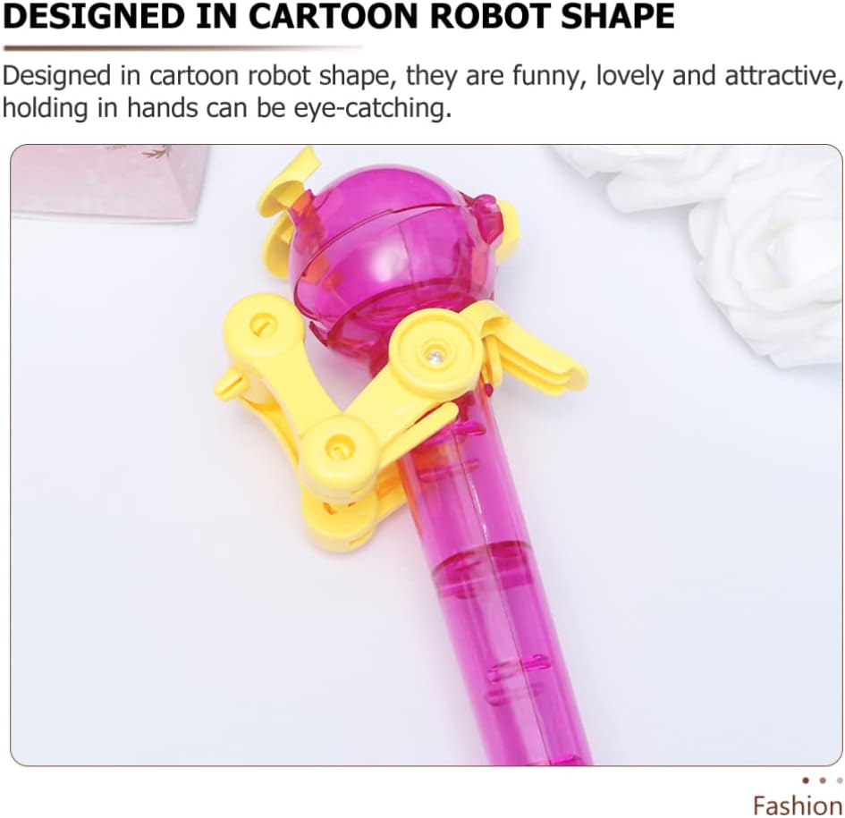 4Pcs Dinosaur Lollipop Robot Holders Creative Kids -up Candy Dispenser for Birthday Parties and Fun image 5