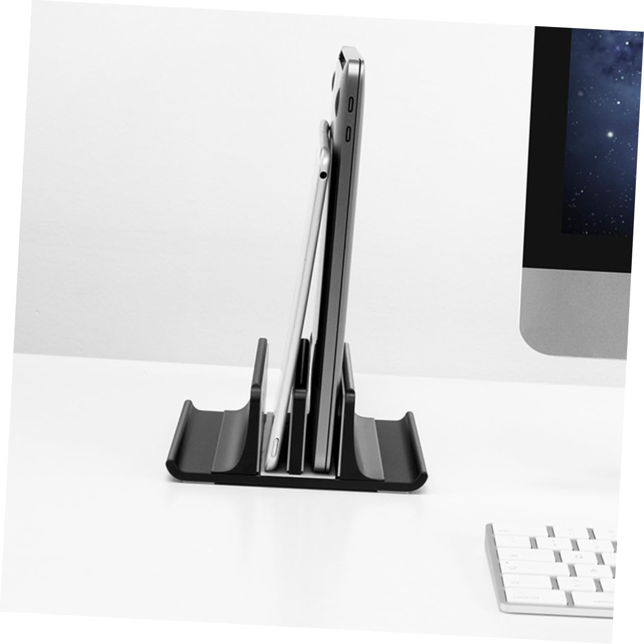 Supporto Verticale Per Radiatore Per Laptop in Lega Di Alluminio Supporto Per Raffreddamento Per Laptop Offre Ventilazione e Flusso d Aria Ottimale Per Evitare Surriscaldamento