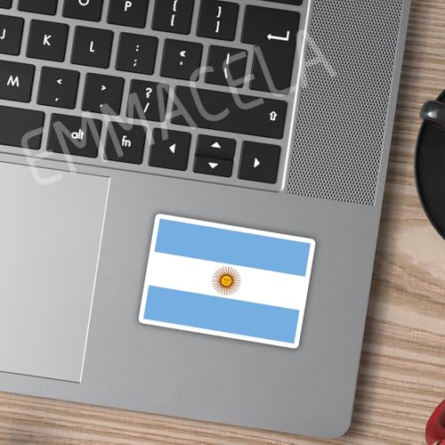 Image of (3PCS) Argentina Flag stickers, Countries Flag Stickers - Waterproof Vinyl Decals For Laptops, Tumblers, Water Bottles, Books, Scrapbooks, Size 3 x 2 Inch