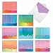 M3322 Love Lines: 10 Assorted Blank All-Occasion Note Cards Feature Soft Watercolor Washes and Flowing Calligraphy, w/White Envelopes.