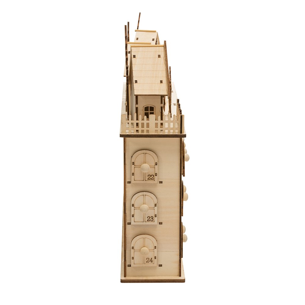 Amazon.com: Kurt Adler LED Wooden Advent Calendar Decoration, 13-Inch :  Home & Kitchen