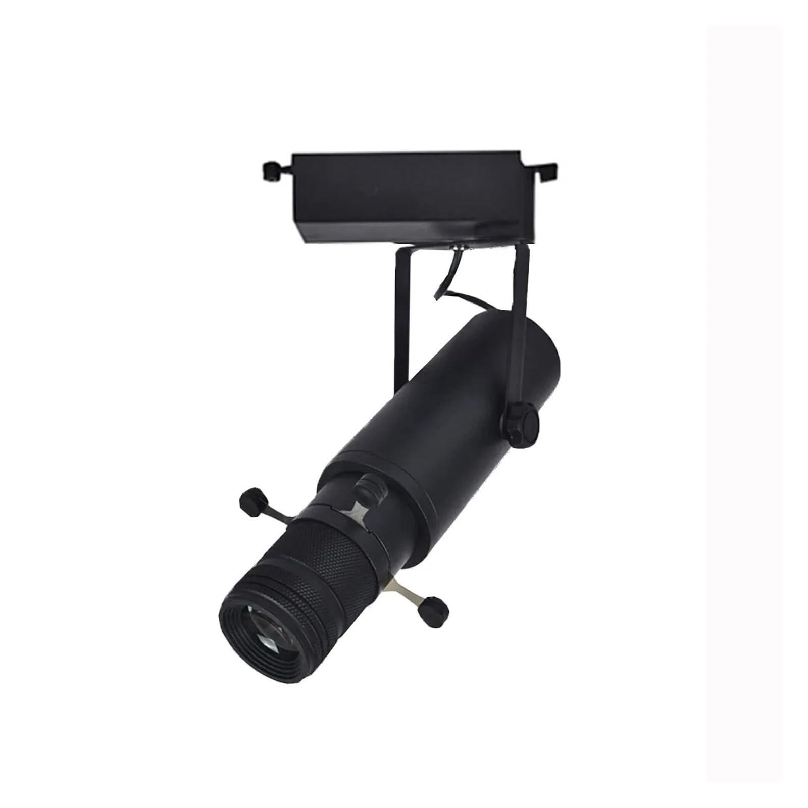 DJ-Lichter, 10 W, 20, 30, dimmbar, Formanpassung, Grafik-Schneidlicht, 2700 K bis 6500, zoombares LED-Schienenlicht, Malerei, LED-Deckenstrahler(20W,Black Track)