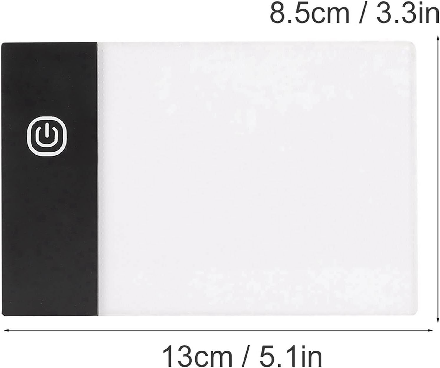 LED Light Board Mini A6 Portable Tracing LED Copy Board Light Box, Drawing Box Flip Book Kit Tablet Paint Pad, Eye Protective Adjustable Light Box 3.3 x 5.1in