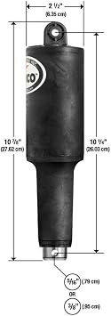 Lenco 101XDS Short Extreme Duty Actuator - 12V - 2-1/4" Stroke w/3/8 Hardware
