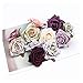 Xunsdzsw Flores Artificiales 6PCS Rosas de Seda Flores for la decoración del...
