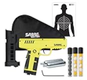 SABRE Home Defense Projectile Launcher, Large Size with (7) 0.68 Cal. Impact Projectiles, 40% More Stopping Power for Extra Home Protection, Holds Up to 7 Projectiles