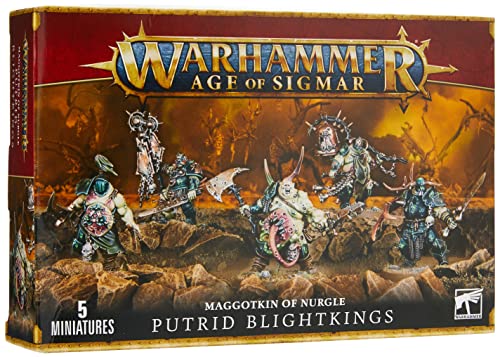 Games Workshop 99120201041 Nurgle Rotbringers Putrid Blightkings Tabletop And Miniature Gaming, Black #TOP6