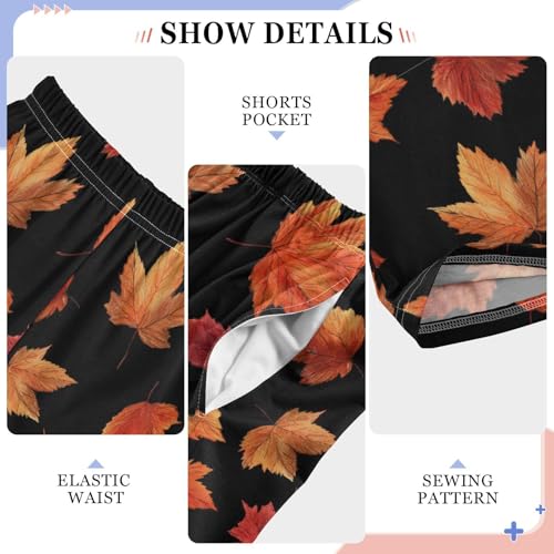 Boys Novelty Pants Long Pant Bottoms for Boys Kids Elastic Waist Lounge Trousers with 2 Pockets4