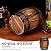 Kichvoe Wooden Beer Barrel Figurine Decorative Barrels Wooden Red Wine Barrel Delicate Wood Barrel Wooden Water Bucket Oak Barrel Oak Aging Barrels Drink Barrel Decor Bar Barrel Unique