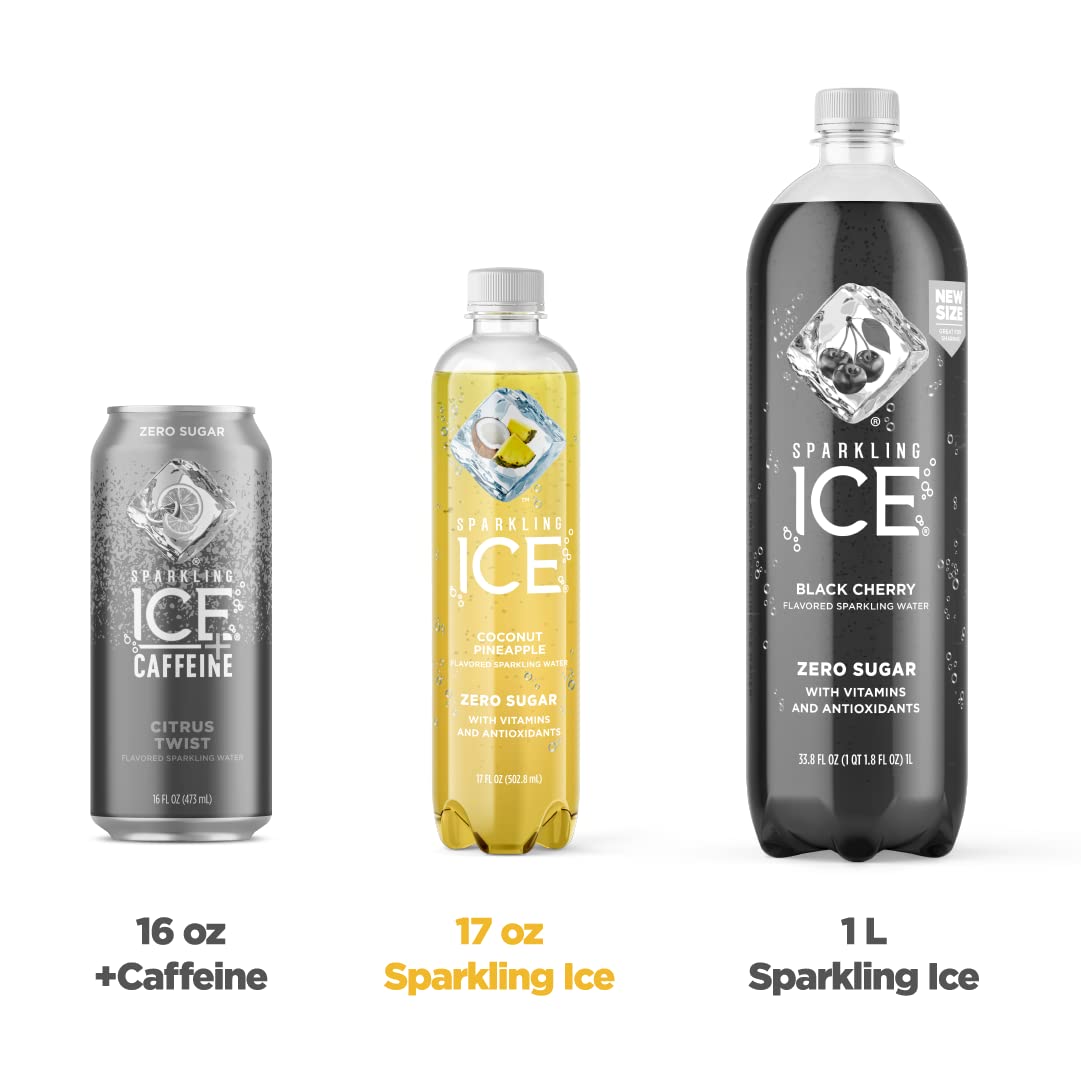 Sparkling Ice, Coconut Pineapple Sparkling Water, Zero Sugar Flavored