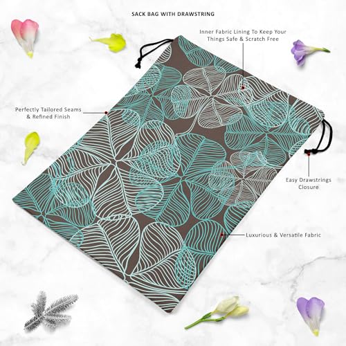 Image of ArtzFolio Clover | Reusable Sack Bag | Bag for Gym, Storage, Vegetable & Travel