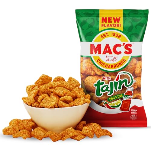 Mac's Tajin Chili Lime Fried Pork Skins - Tajin Chili