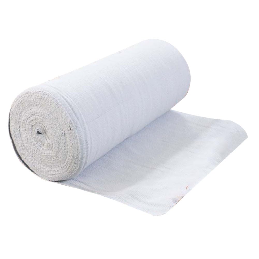 Manta ignífuga de fibra de cerámica de 2 mm, 1260 °C, resistente a altas temperaturas, para protección de puertas y tuberías de horno (1 m x 0,5 m)