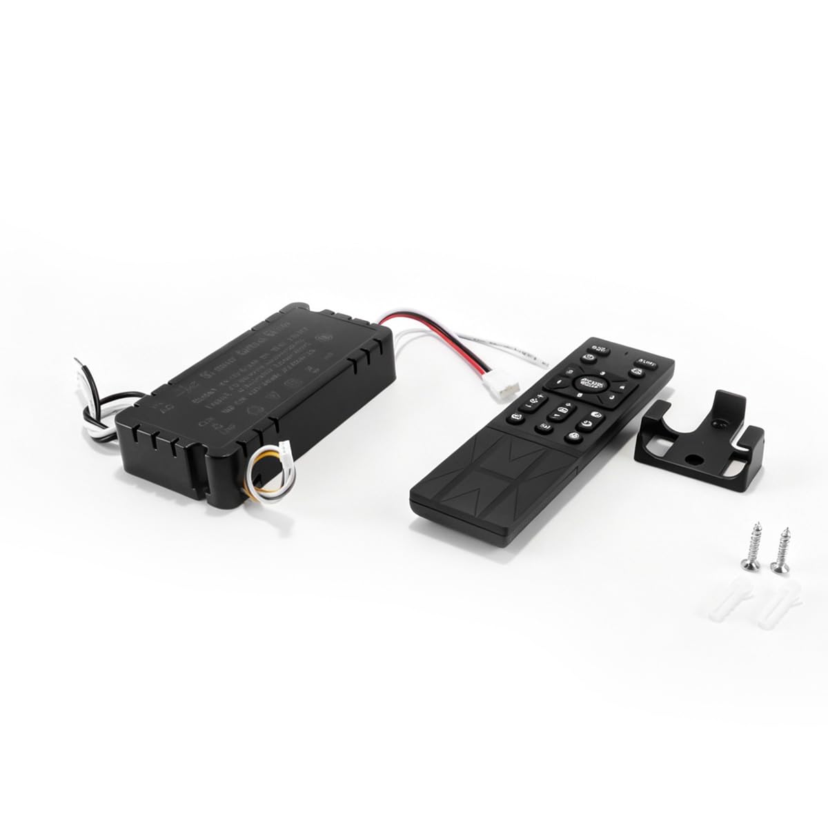 Un juego de accesorios inalámbricos para ventilador de techo, control remoto y controlador para ajustar las velocidades del viento, control de frecuencia variable
