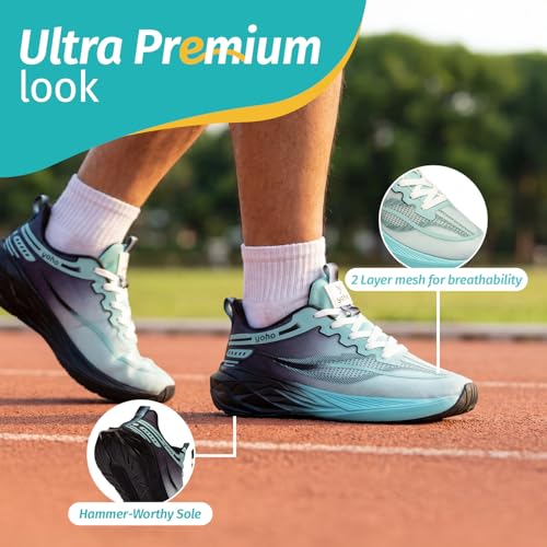 Image of YOHO Tempo Sports Shoes for Men | Stylish & Lightweight Sneaker for Man /Boys | Casual Shoe for Walking, Running, Gym & Everyday Use - 0906
