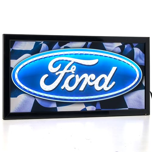 American Art Decor Framed LED Wall Sign - Wall-Mounted Neon