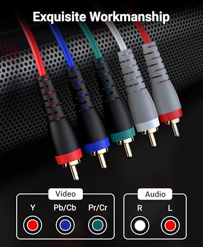 Bluerigger RCA-5-6FT Component Video Cable thumb #3