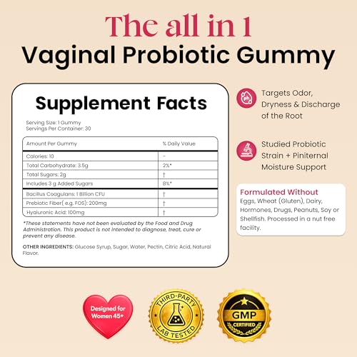 AllFeams Flora+ Vaginal Probiotic Gummies