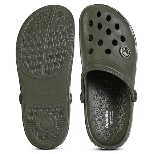 Image of Aqualite NEO-151 Clogs for Men | Mens Clogs Lightweight & Comfortable | Classic Clogs Men Slip-On Men Clogs Casual Footwear | Men's Clogs & Mules Clogs