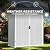 Devoko 5x3 FT Resin Storage Shed with Floor, Plastic Outdoor Storage Cabinet with Lockable Door, Waterproof Vertical Tool Small Shed for Patio Garden Backyard, Light Gray