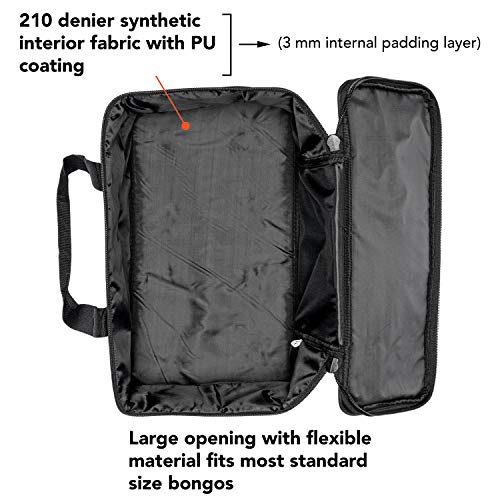 Meinl Percussion MSTBB1 Bongo Bag voor maten tot 19,05 cm (7,5 inch) Macho en 21,59 cm (8,5 inch) Hembra, zwart - Image 4