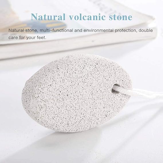 Image of Beauty Pumice Stone Natural Lava Pumice Stone for Feet /Hand, Small Callus Remover /Foot Scrubber Stone for Men /Women (2 Pcs Pumic Stone Medium Size Multicolor)