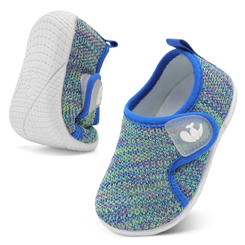 Image of FEETCITY Toddler Walking Shoes Slip On Toddler Shoes Boys Girls Kids Sports Sneakers Casual School Shoes Barefoot Shoes