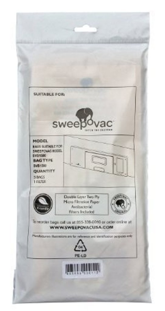SVB 5 pk of Replacement Bags