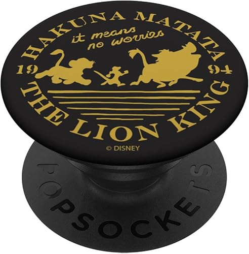 Disney The Lion King Hakuna Matata Simba Timon Pumbaa - PopSockets Grip and Stand for Phones and Tablets