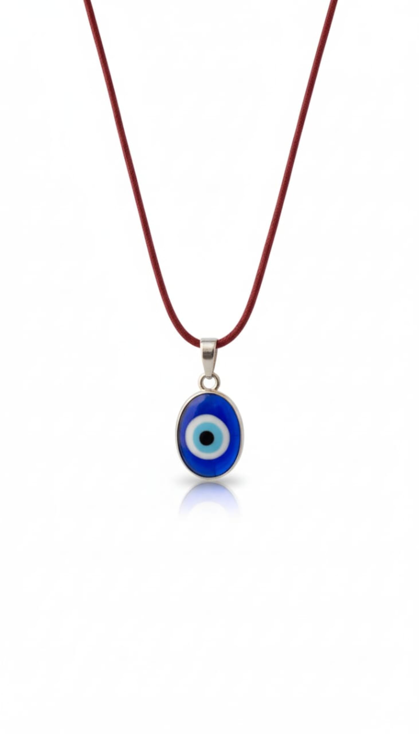 Blue Evil Eye Protection Pendant Necklace for Men and Women Nazar Suraksha Charm Necklace Stylish Spiritual Lucky Amulet Jewelry for Daily Wear Gift-image-43